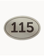 Дверной номер 115